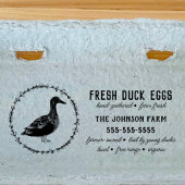 Duck Family Boerderij Name Egg Carton Rubber Stamp Rubberstempel