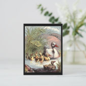 Duck Family Briefkaart (Staand voorkant)