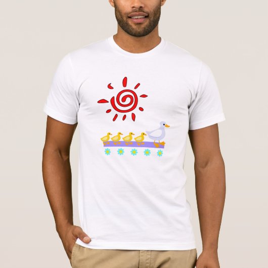 Duck Family Easter T-shirt (Voorkant)