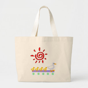 Duck Family Grote Tote Bag