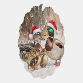 Duck Family Ornament Kaart (Rechts)