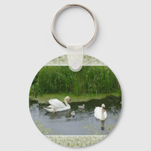 Duck Family Photo Sleutelhanger