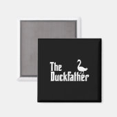 Duck Father Duck Lover Quack Papa Vaders Dag Gans Magneet (Voorkant / Achterkant)