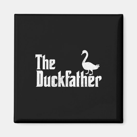 Duck Father Duck Lover Quack Papa Vaders Dag Gans Magneet (Voorkant)