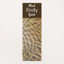Duck Feather Photo Mind Body Spirit Animal Print Yogamat