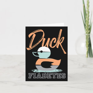 Duck Fiabetes Diabetes Awareness Kaart