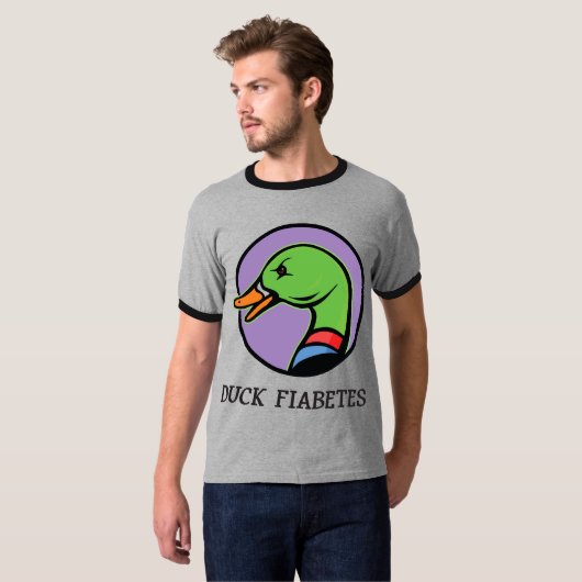 Duck Fiabetes T-shirt (Voorkant volledig)