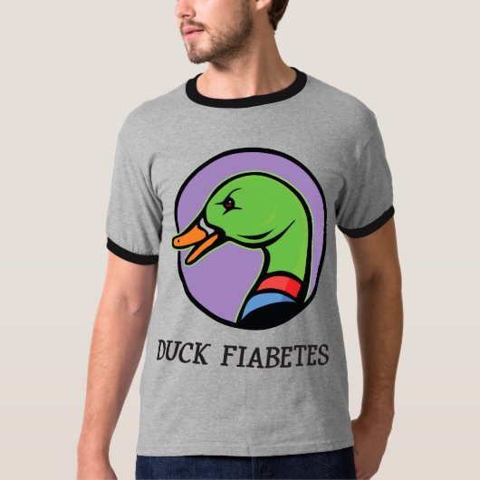 Duck Fiabetes T-shirt (Voorkant)