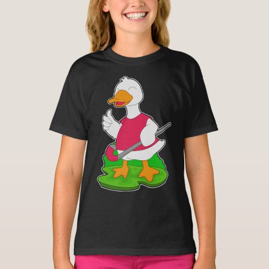 Duck Field hockeystick T-shirt (Voorkant)