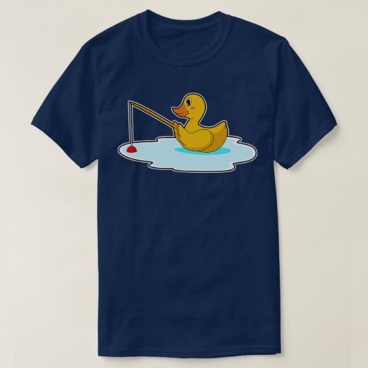 Duck Fisher Gevist rod T-shirt (Design voorkant)