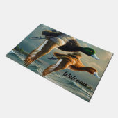 Duck Flying Doormat Deurmat (Schuin)