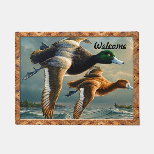 Duck Flying Doormat Deurmat (Voorkant)