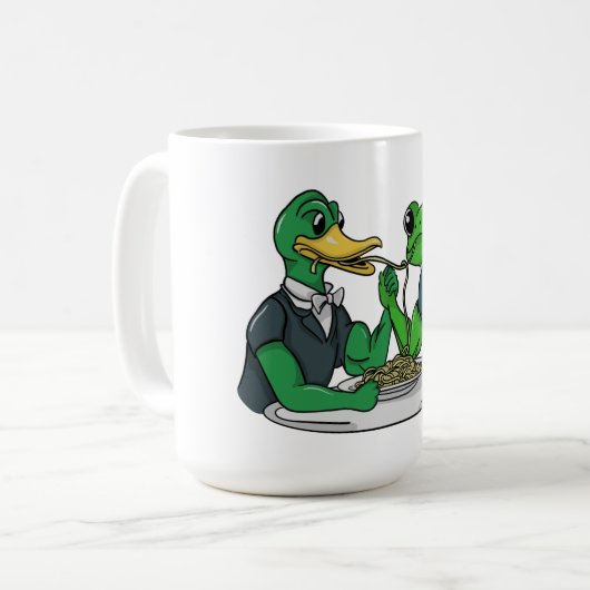 Duck & Frog Koffiemok (Voorkant links)