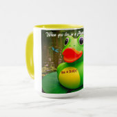 Duck Frog Swamp Custom Coffee Mugs Mok (Voorkant links)