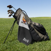 Duck Funny Face Golfhanddoek (Groen)