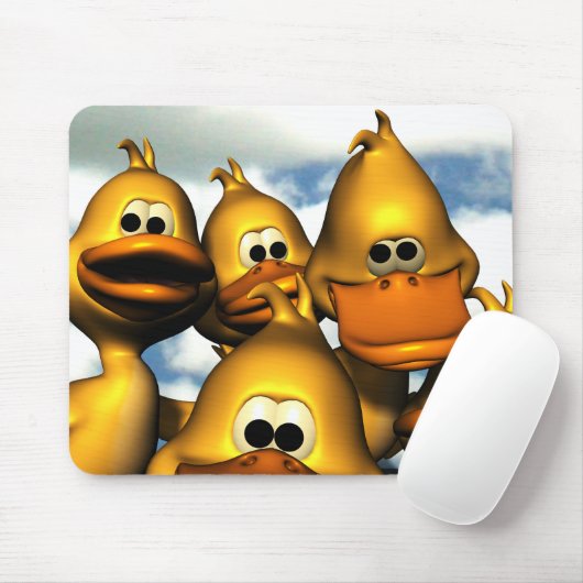 Duck Gathering Mousepad Muismat (Met muis)