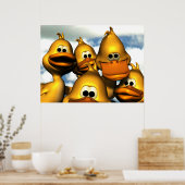Duck Gathering Poster (Keuken)