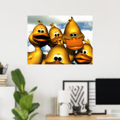 Duck Gathering Poster (Thuiskantoor)