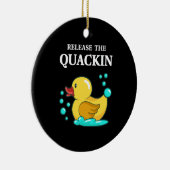 Duck - geef de makreel vrij keramisch ornament (Rechts)