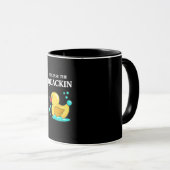 Duck - geef de makreel vrij mok (Voorkant rechts)