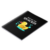 Duck - geef de makreel vrij notitieboek (Linkerzijde)