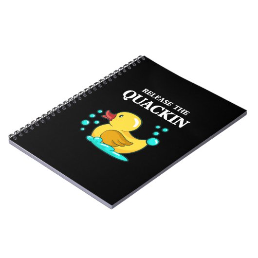 Duck - geef de makreel vrij notitieboek (Linkerzijde)