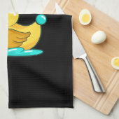Duck - geef de makreel vrij theedoek (Quarter Fold)