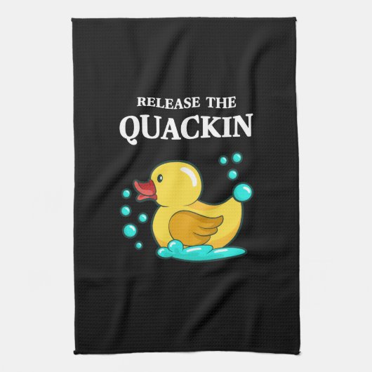 Duck - geef de makreel vrij theedoek (Verticaal)