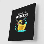 Duck - geef de makreel vrij vierkante klok (Hoek)