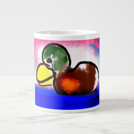 Duck Gelukkige vaderdag Grote Koffiekop