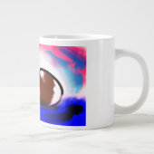 Duck Gelukkige vaderdag Grote Koffiekop (Rechts)