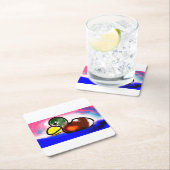 Duck Gelukkige vaderdag Kartonnen Onderzetters (Insitu)