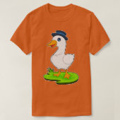 Duck Gentleman Pet T-shirt (Design voorkant)