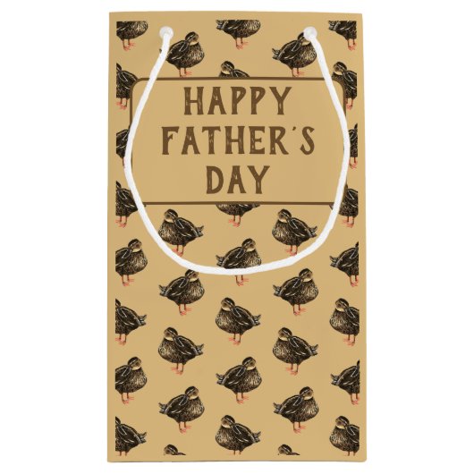 Duck Gift Bag Klein Cadeauzakje (Achterkant)