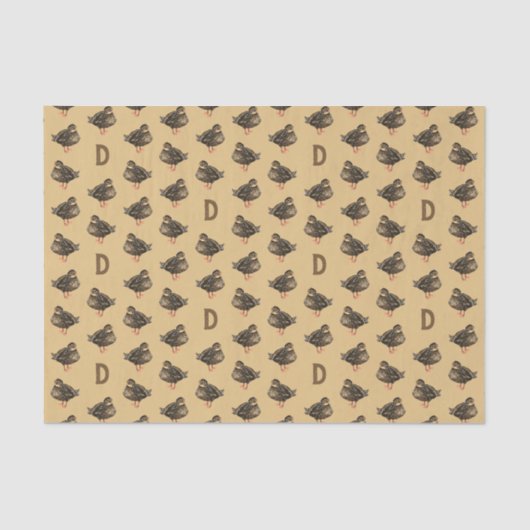 Duck Gift Wrapping Weefselpapier Tissuepapier (Voorkant)