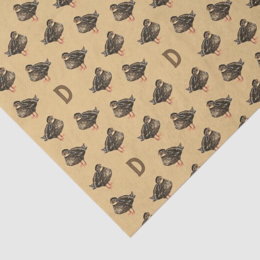 Duck Gift Wrapping Weefselpapier Tissuepapier (Detail)