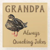 Duck Glass Onderzetter Glazen Onderzetter (Voorkant)