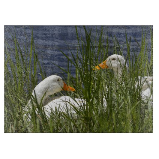 Duck Glass snijplank (Voorkant)