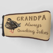 Duck Golf Putter Head Hoesje Golfheadcover (Voorkant)