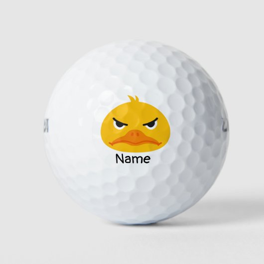 Duck golfer is golfen golfballen (Voorkant)