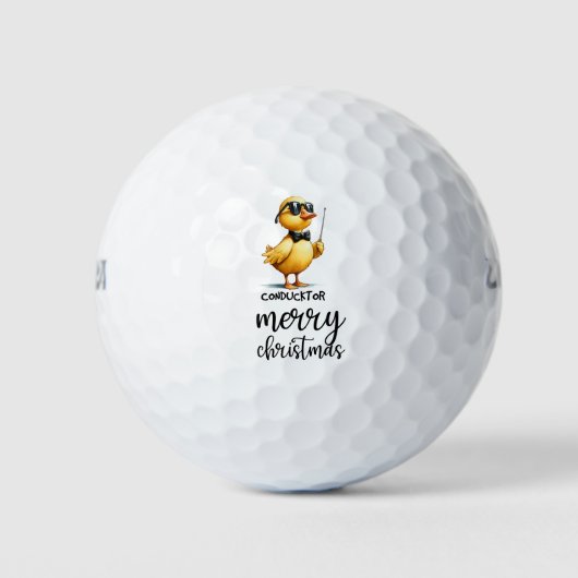 Duck golfer is golfen golfballen (Voorkant)