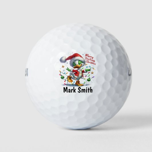 Duck golfer is golfen golfballen (Voorkant)