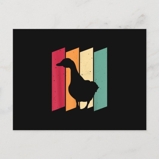 Duck Goose Boer Gift Aankondigingskaart (Voorkant)