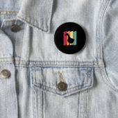 Duck Goose Boer Gift Ronde Button 5,7 Cm (In situ)