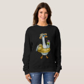 Duck Goose Summer Vacation Ocean Holiday Duck Trui (Voorkant volledig)
