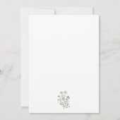 Duck Greenery Genderneutraal Baby shower Kaart (Achterkant)