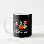 Duck Halloween Thanksgiving Christmas Happy Hallot Koffiemok (Links)