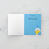 Duck Happy Birthday Kaart (Binnen)