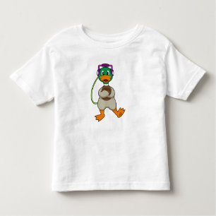 Duck Headphone Music Kinder Shirts
