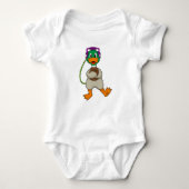 Duck Headphone Music Romper (Voorkant)